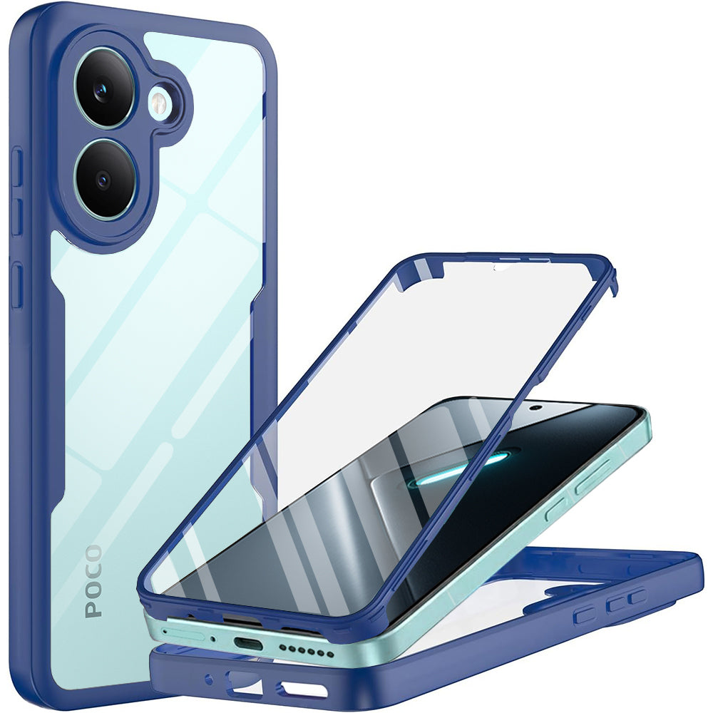 Husa pentru Xiaomi Poco X8 Pro, Techsuit, ColorVerse 360, Albastra