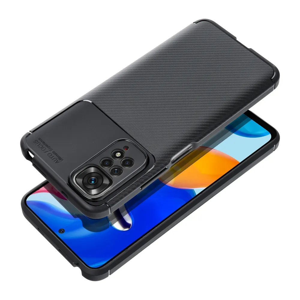 Husa pentru Xiaomi Redmi Note 13 5G, OEM, Carbon Premium, Neagra