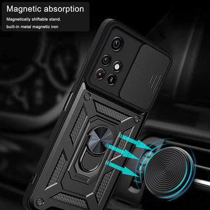 Husa pentru Xiaomi Redmi 10 2022 / 10 (2021), Techsuit, CamShield, Neagra