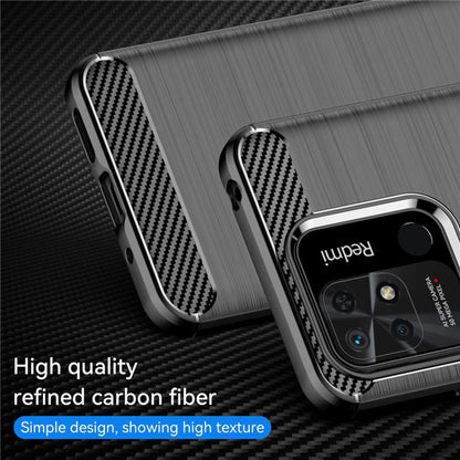 Husa pentru Xiaomi Redmi 10C, Techsuit, Carbon, Neagra