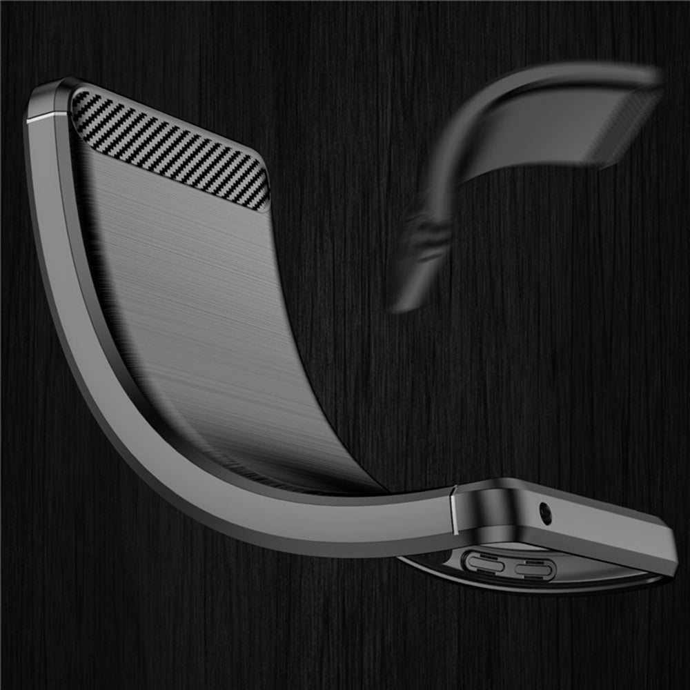 Husa pentru Xiaomi Redmi 10C, Techsuit, Carbon, Neagra