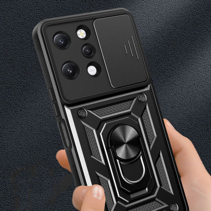 Husa pentru Xiaomi Redmi 12 5G / 12, Techsuit, CamShield, Neagra