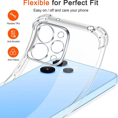Husa pentru Xiaomi Redmi 12 5G / 12, Techsuit, Shockproof Clear, Transparenta