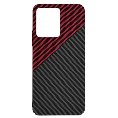 Husa pentru Xiaomi Redmi 13C 5G / 13C / Poco C65, Techsuit, Carbonite FiberShell, Neagra Rosie