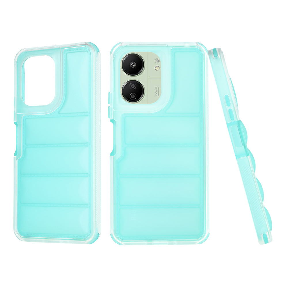 Husa pentru Xiaomi Redmi 13C 5G / 13C / Poco C65, Techsuit, Wave Shield, Turcoaz