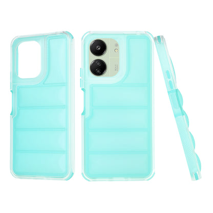 Husa pentru Xiaomi Redmi 13C 5G / 13C / Poco C65, Techsuit, Wave Shield, Turcoaz