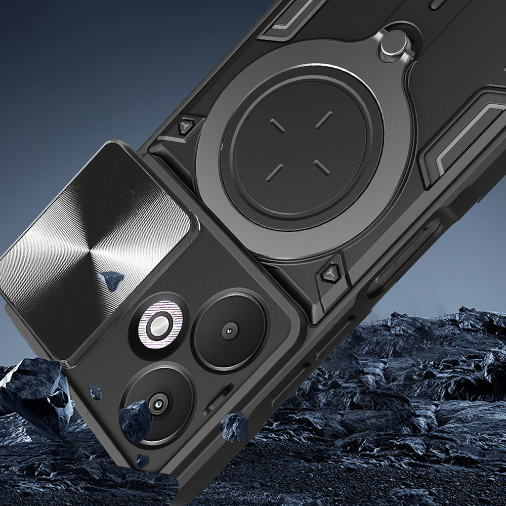 Husa pentru Xiaomi Redmi 13C 5G, Techsuit, CamGuard Pro, Neagra