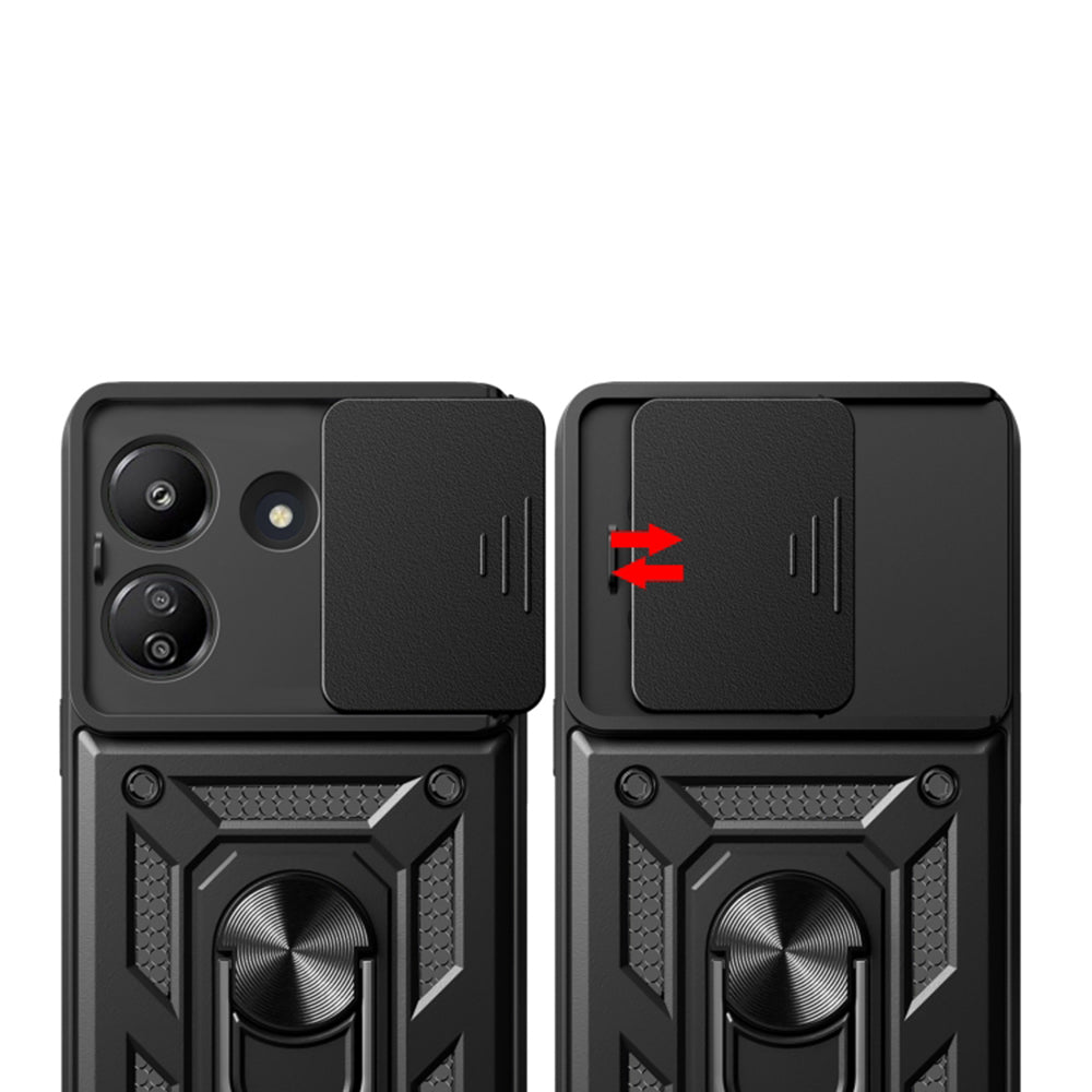 Husa pentru Xiaomi Redmi 13C 5G, Techsuit, CamShield, Verde