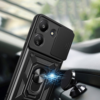 Husa pentru Xiaomi Redmi 13C 5G, Techsuit, CamShield, Verde