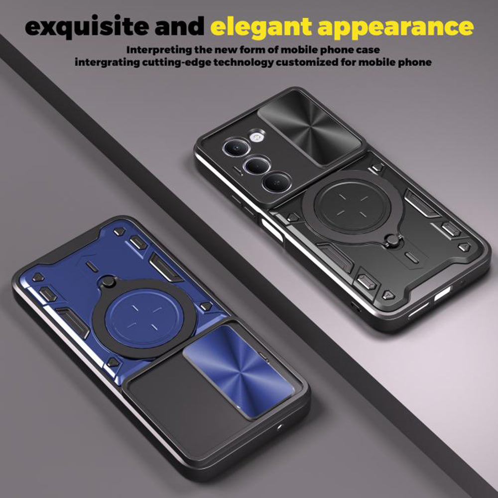 Husa pentru Xiaomi Redmi 15 5G / 15 4G, Techsuit, CamGuard Pro, Neagra