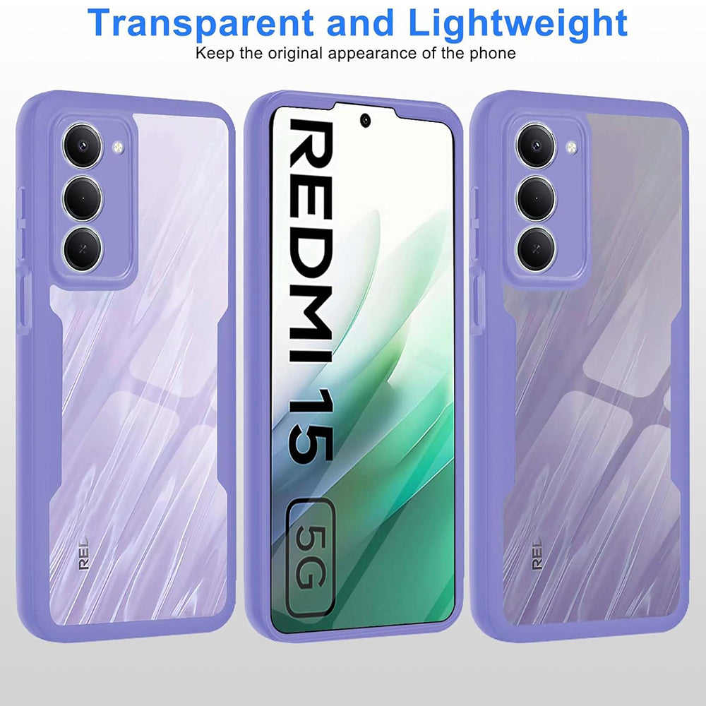 Husa pentru Xiaomi Redmi 15 5G / 15 4G, Techsuit, ColorVerse 360, Mov