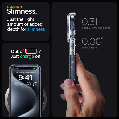 Husa pentru Xiaomi Redmi 15C 5G / 15C 4G, Techsuit, SparkleSkin, Transparenta