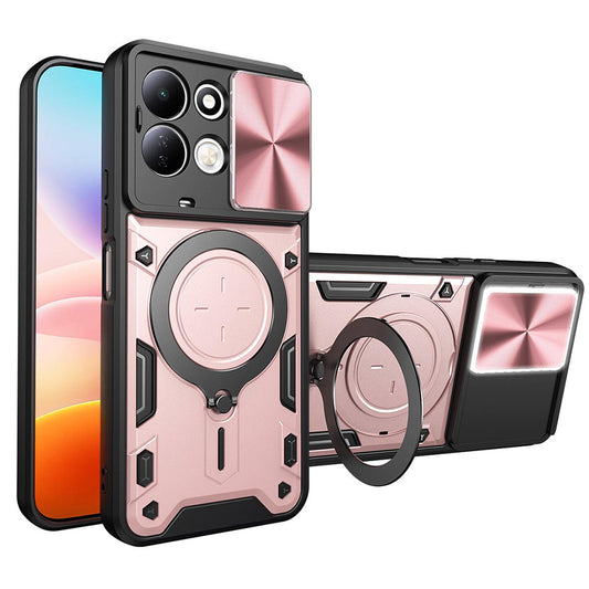 Husa pentru Xiaomi Redmi 17 5G / 17 4G, Techsuit, CamGuard Pro, Roz Aurie