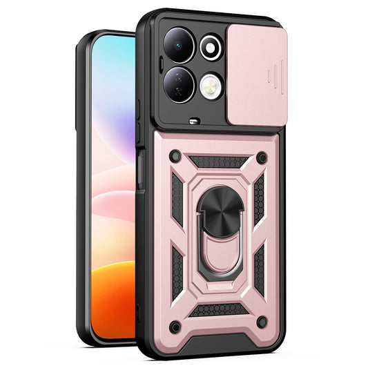 Husa pentru Xiaomi Redmi 17 5G / 17 4G, Techsuit, CamShield, Roz Aurie
