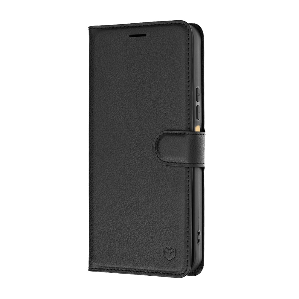 Husa pentru Xiaomi Redmi 17 5G / 17 4G, Techsuit, Leather Folio, Neagra