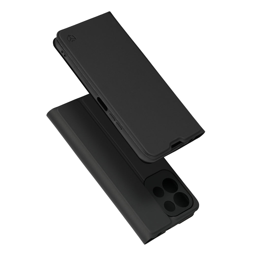Husa pentru Xiaomi Redmi 17 5G / 17 4G, Techsuit, Magskin Book, Neagra