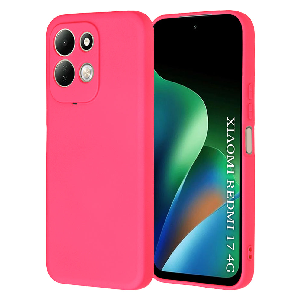 Husa pentru Xiaomi Redmi 17 5G / 17 4G, Techsuit, SoftFlex, Roz Inchis