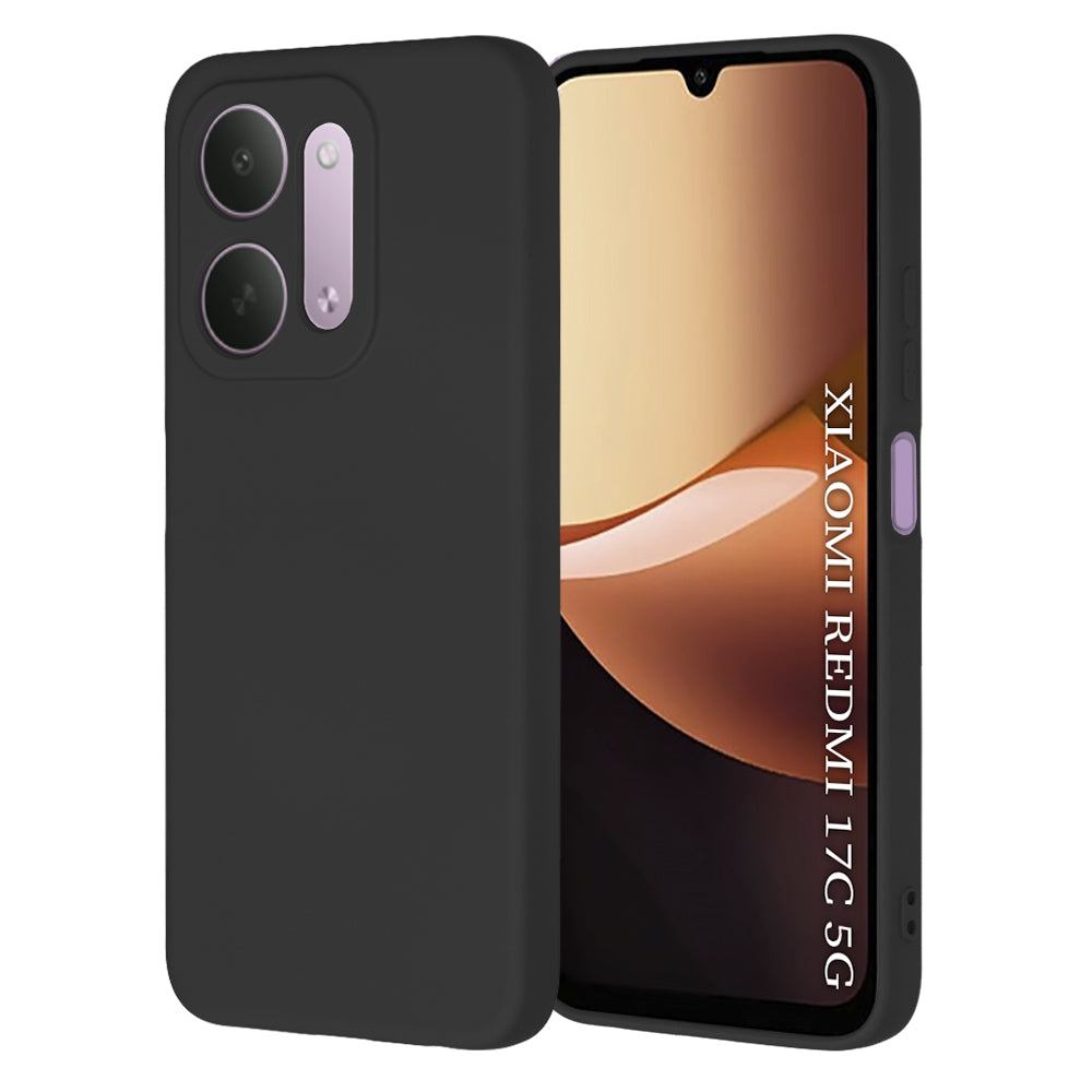 Husa pentru Xiaomi Redmi 17C 5G, Techsuit, SoftFlex, Neagra