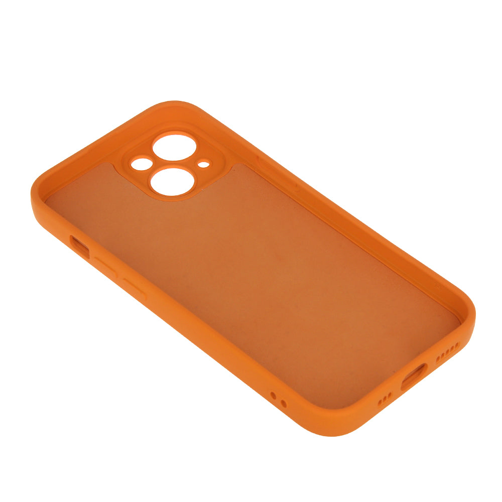 Husa pentru Xiaomi Poco C65 / Redmi 13C, OEM, Silicone, Portocalie