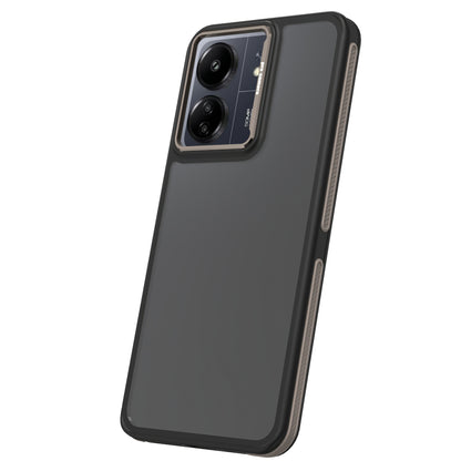 Husa pentru Xiaomi Poco M6 / Redmi 13C 5G, OEM, Crystal Black, Gri
