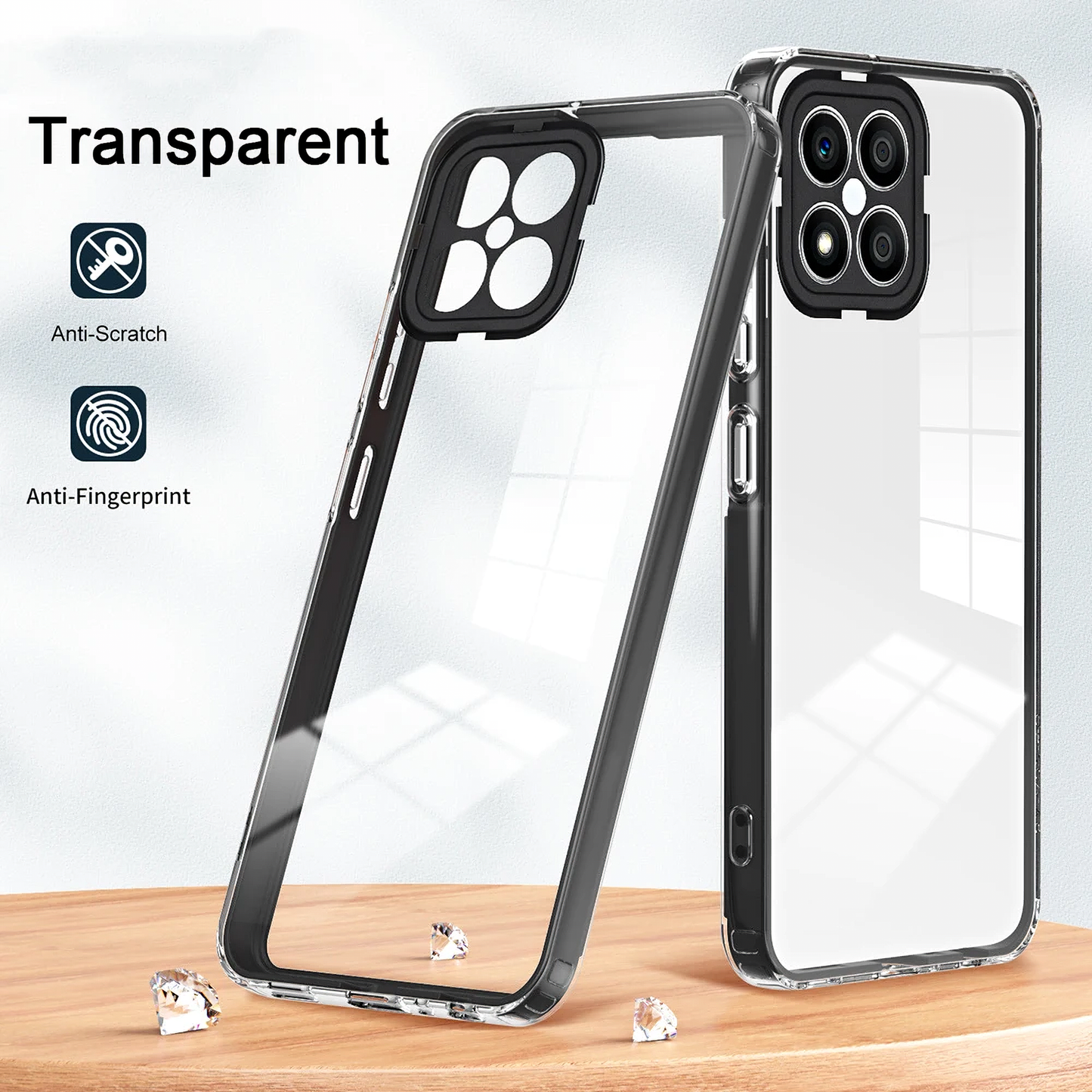 Husa pentru Xiaomi Redmi 12, OEM, Enviro Hybrid, Neagra