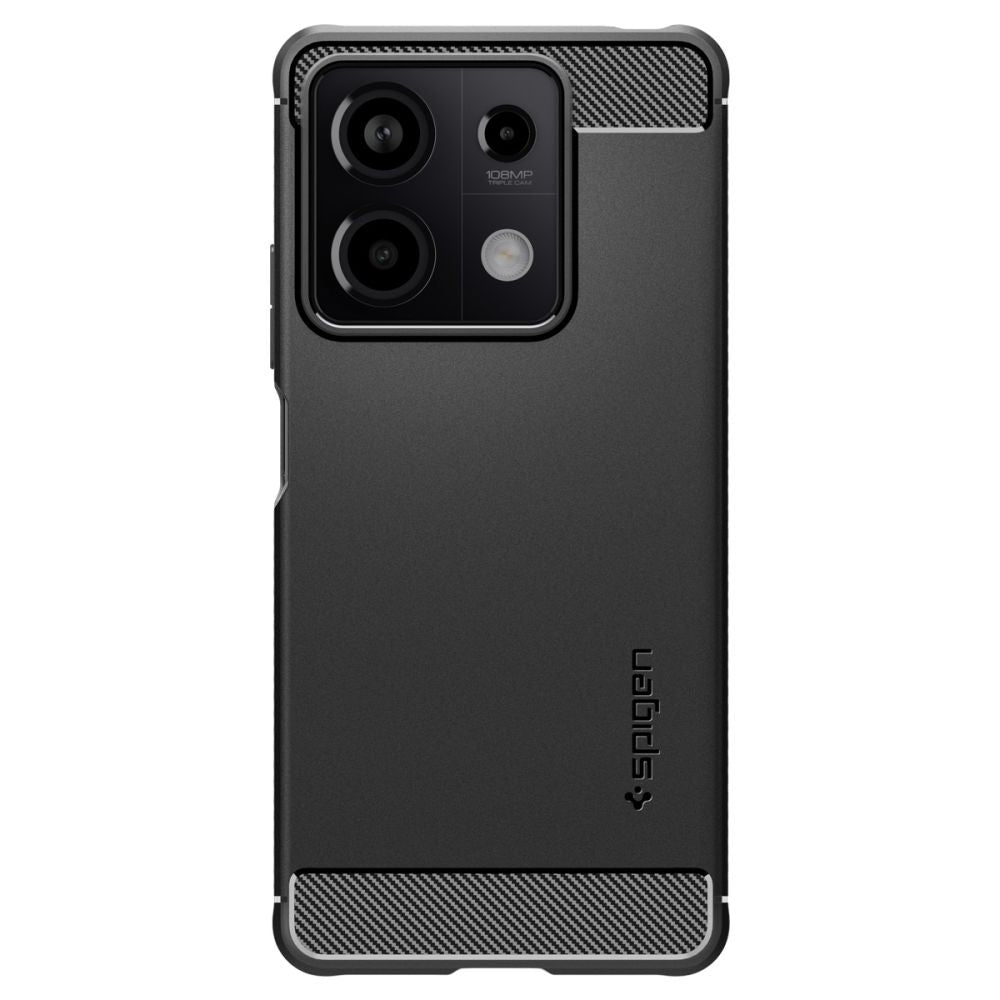 Husa pentru Xiaomi Redmi Note 13 5G, Spigen, Rugged Armor, Neagra ACS07665