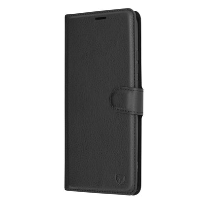 Husa pentru Xiaomi Redmi 9C NFC / 9C, Techsuit, Leather Folio, Neagra