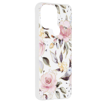 Husa pentru Xiaomi Redmi A2+ / A1+, Techsuit, Marble, Alba