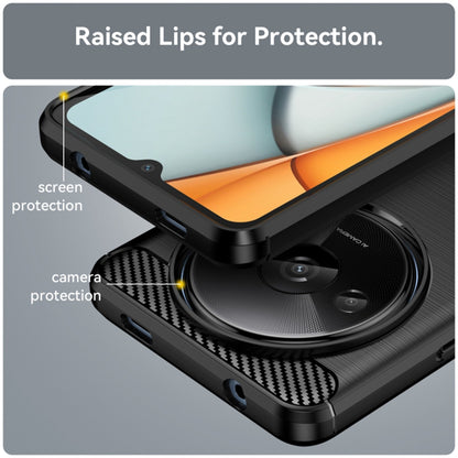 Husa pentru Xiaomi Redmi A3x / A3, Techsuit, Carbon, Neagra