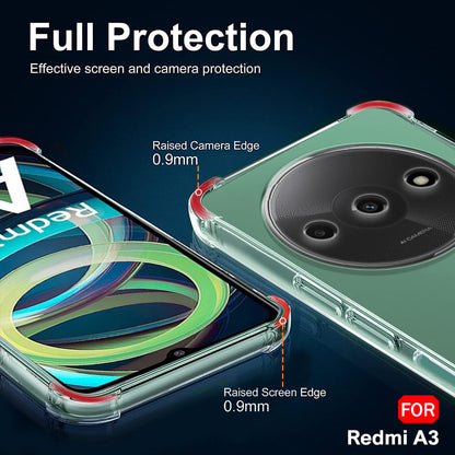 Husa pentru Xiaomi Redmi A3x / A3, Techsuit, Shockproof Clear, Transparenta