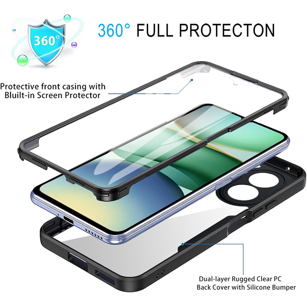 Husa pentru Xiaomi Redmi A5 4G (Regional), Techsuit, ColorVerse 360, Neagra