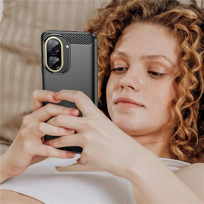 Husa pentru Xiaomi Redmi A5 4G (Standard), Techsuit, Carbon, Neagra