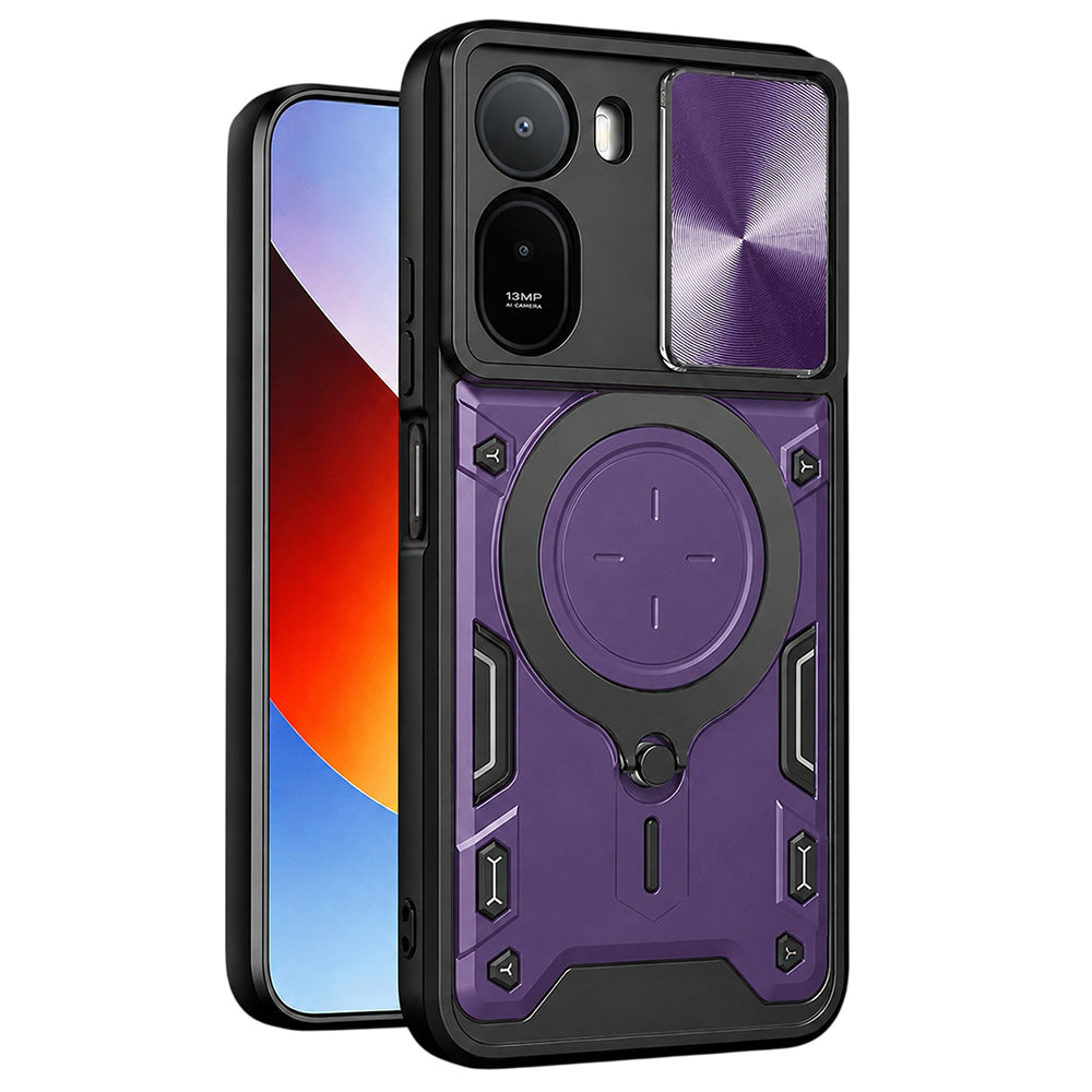 Husa pentru Xiaomi Redmi A7 Pro 4G, Techsuit, CamGuard Pro, Mov