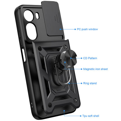 Husa pentru Xiaomi Redmi A7 Pro 4G, Techsuit, CamShield, Neagra