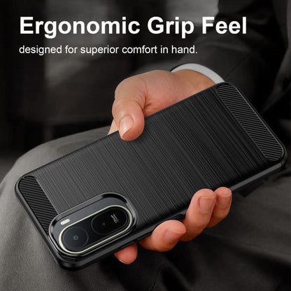 Husa pentru Xiaomi Redmi A7 Pro 4G, Techsuit, Carbon, Neagra
