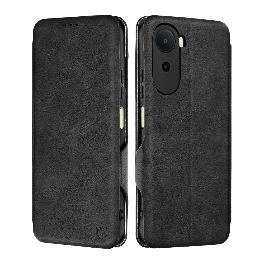 Husa pentru Xiaomi Redmi A7 Pro 4G, Techsuit, Safe Wallet Plus, Neagra