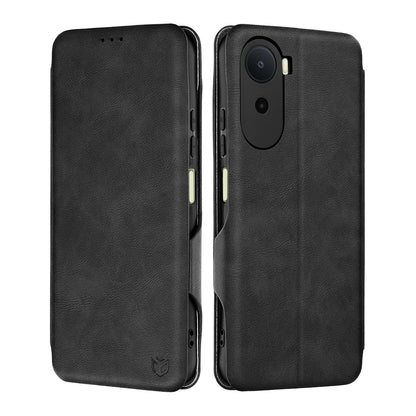 Husa pentru Xiaomi Redmi A7 Pro 4G, Techsuit, Safe Wallet Plus, Neagra