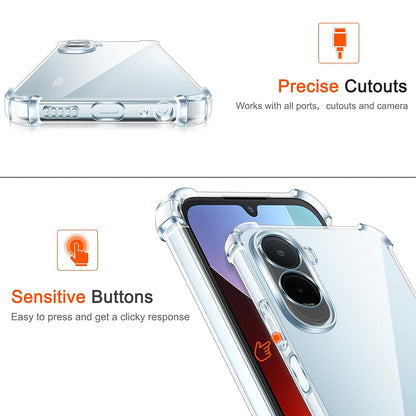 Husa pentru Xiaomi Redmi A7 Pro 4G, Techsuit, Shockproof Clear, Transparenta