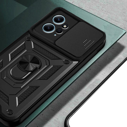 Husa pentru Xiaomi Redmi Note 12 4G, Techsuit, CamShield, Neagra