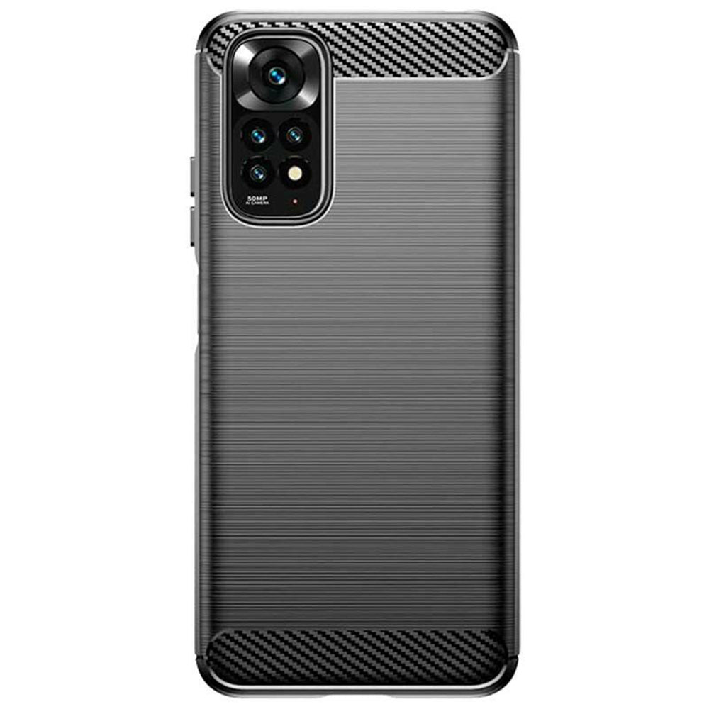 Husa pentru Xiaomi Redmi Note 12 Pro 4G / Note 11 Pro 5G / Note 11 Pro, Techsuit, Carbon, Neagra