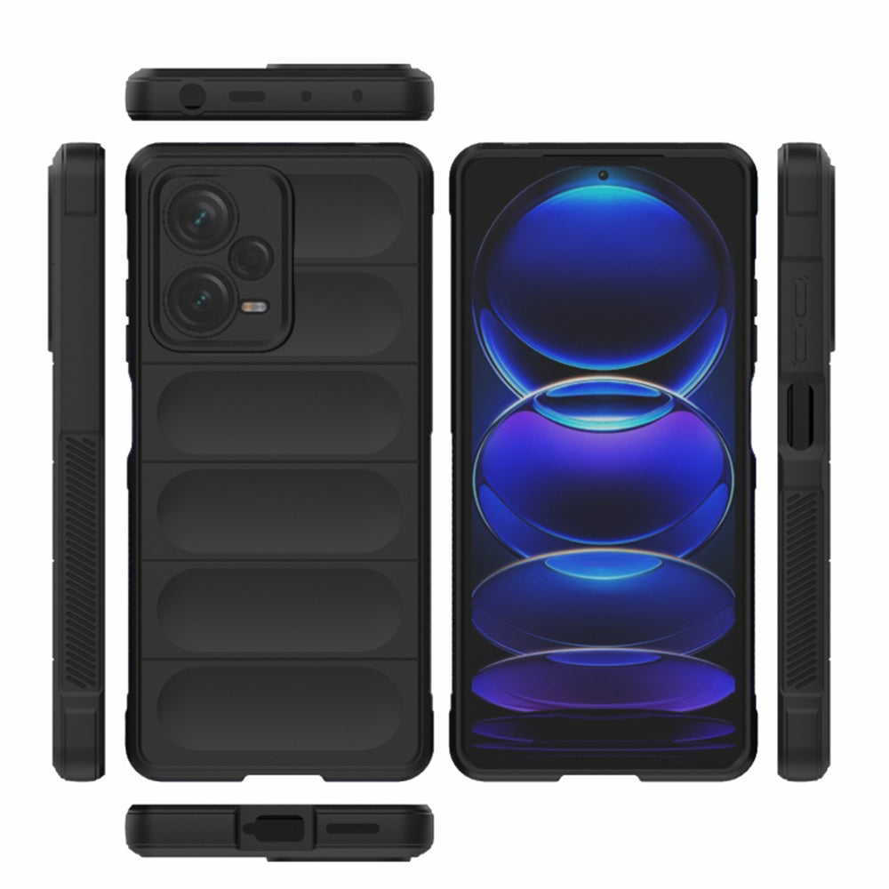Husa pentru Xiaomi Redmi Note 12 Pro 5G, Techsuit, Magic Shield, Neagra