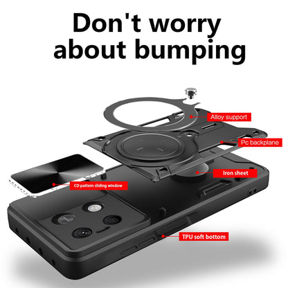 Husa pentru Xiaomi Redmi Note 13 4G, Techsuit, CamGuard Pro, Neagra