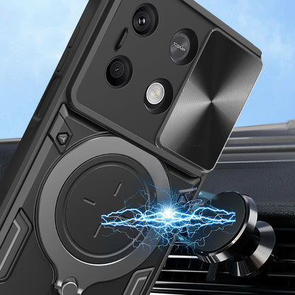 Husa pentru Xiaomi Redmi Note 13 4G, Techsuit, CamGuard Pro, Neagra
