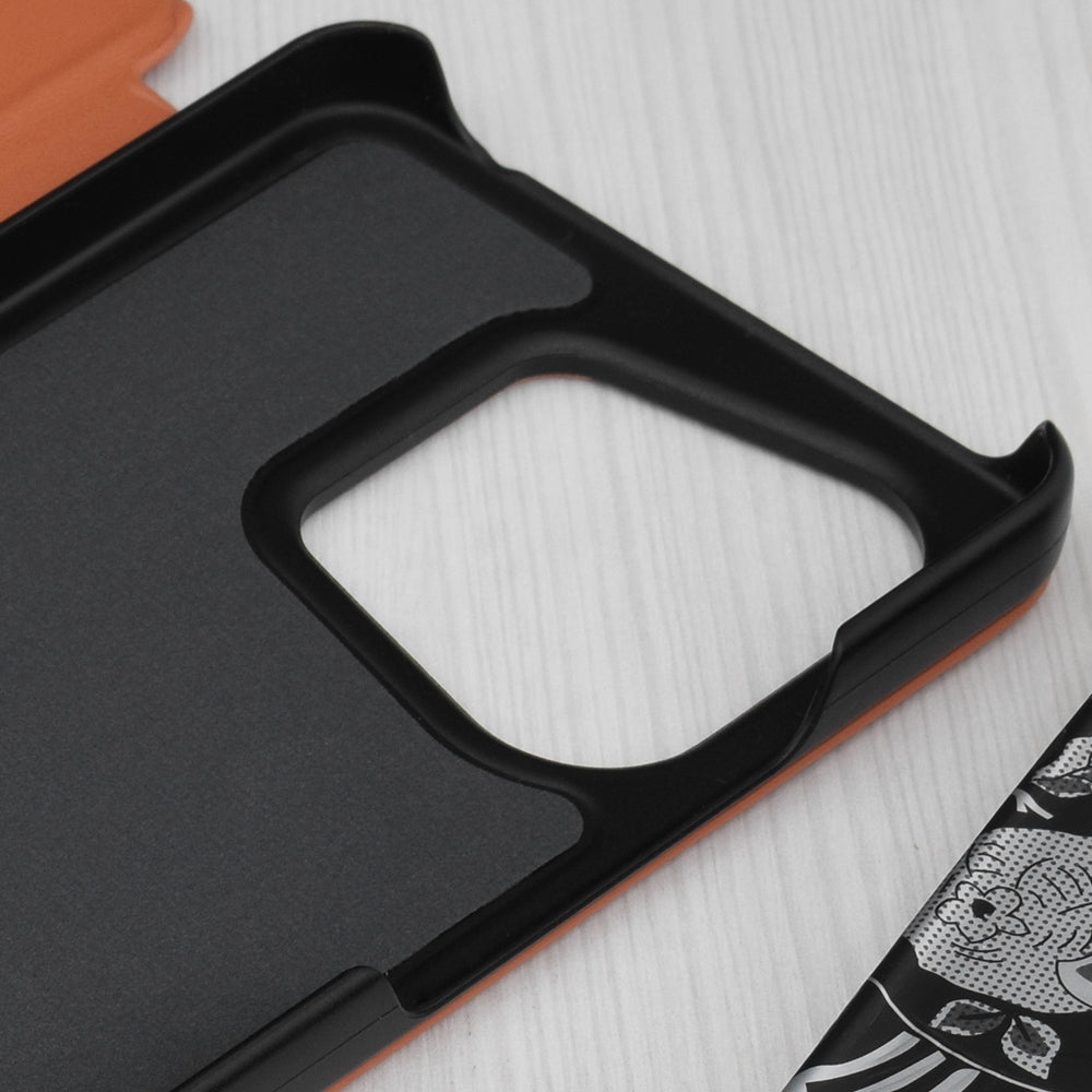 Husa pentru Xiaomi Redmi Note 13 4G, Techsuit, eFold, Portocalie