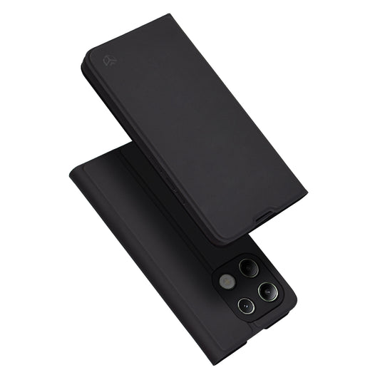 Husa pentru Xiaomi Redmi Note 13 4G, Techsuit, Magskin Book, Neagra