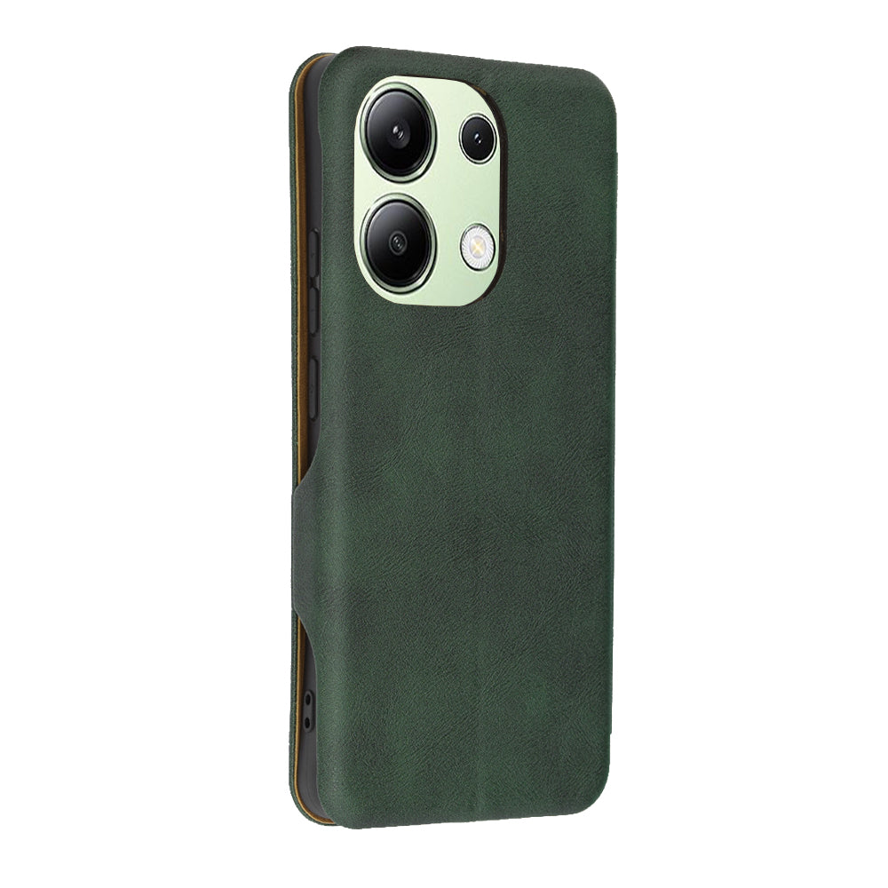 Husa pentru Xiaomi Redmi Note 13 4G, Techsuit, Safe Wallet Plus, Verde