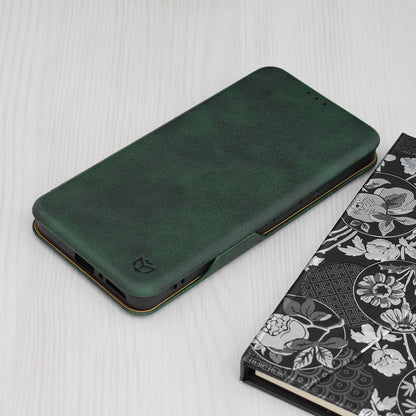 Husa pentru Xiaomi Redmi Note 13 4G, Techsuit, Safe Wallet Plus, Verde