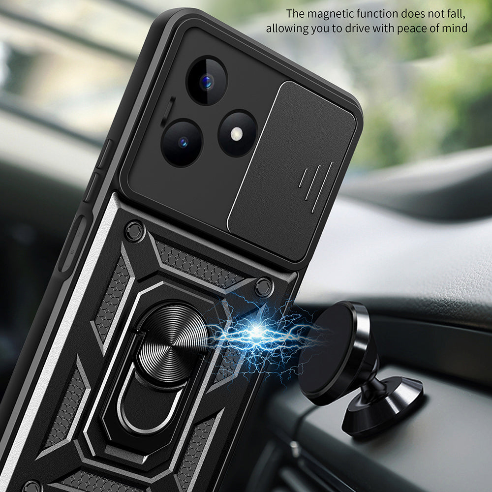 Husa pentru Xiaomi Redmi Note 13 5G, Techsuit, CamShield, Neagra