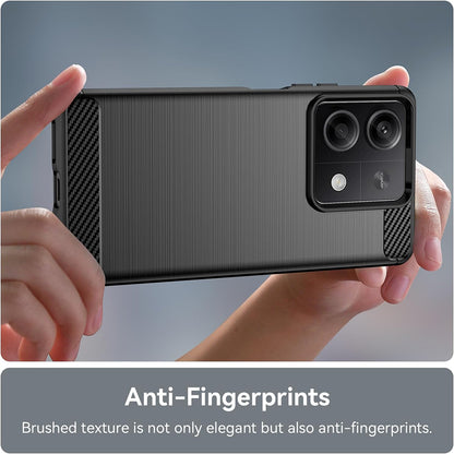 Husa pentru Xiaomi Redmi Note 13 5G, Techsuit, Carbon, Neagra