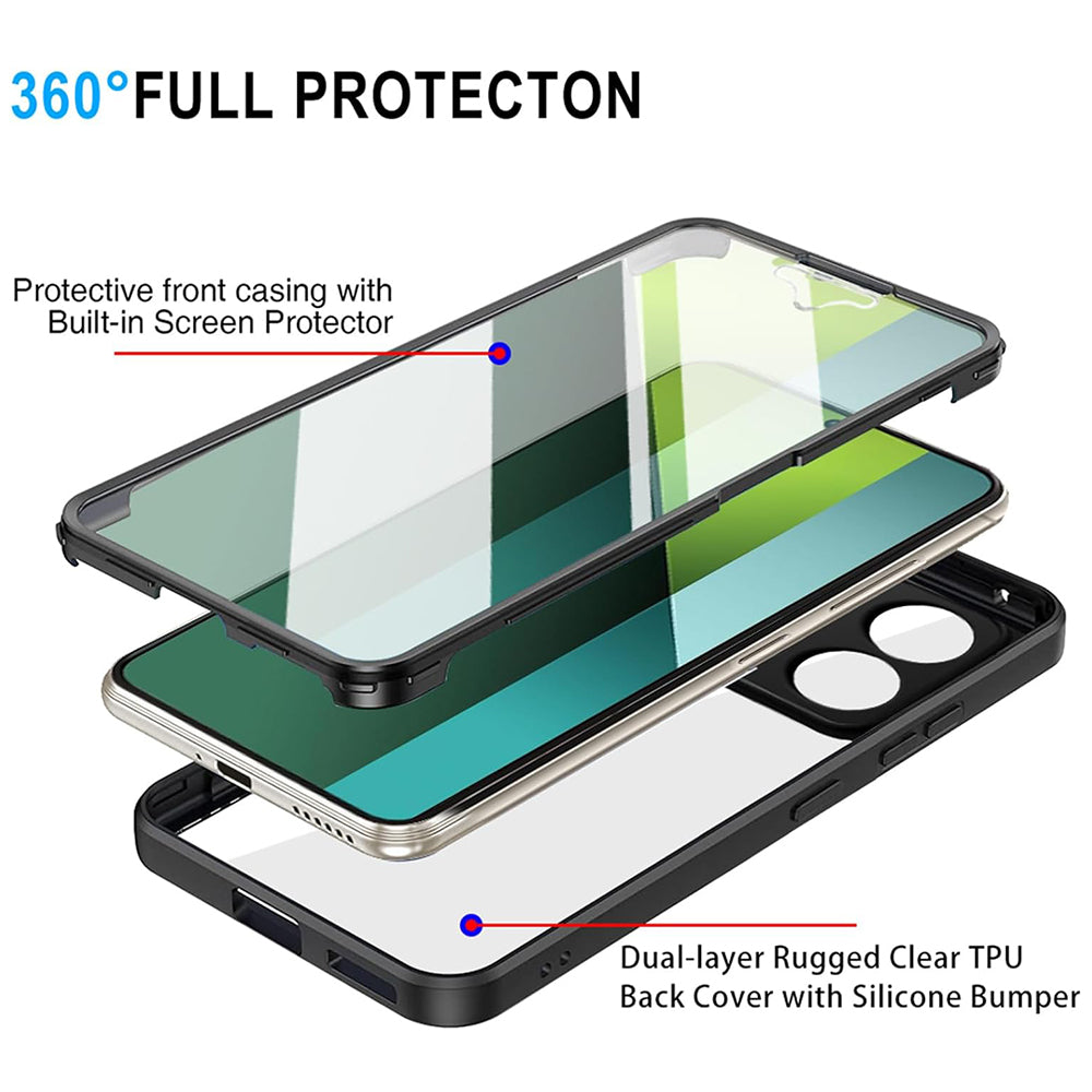 Husa pentru Xiaomi Redmi Note 13 5G, Techsuit, ColorVerse 360, Mov